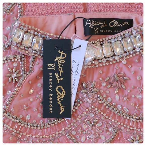 ALICE + OLIVIA Gatz Embellished High Neck Top - Picture 12 of 14